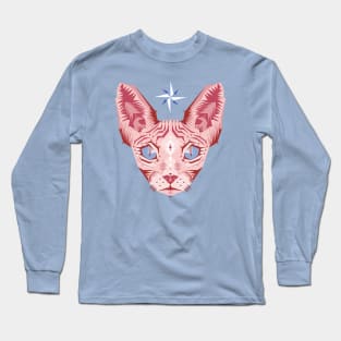 Sphynx Cat Rose Long Sleeve T-Shirt